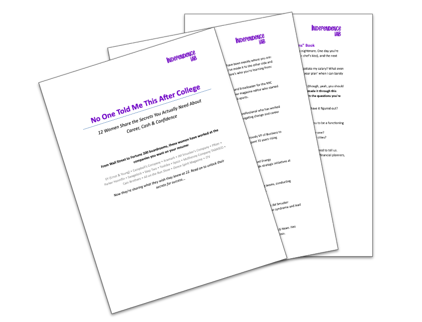 Post-Grad Secrets eBook Image