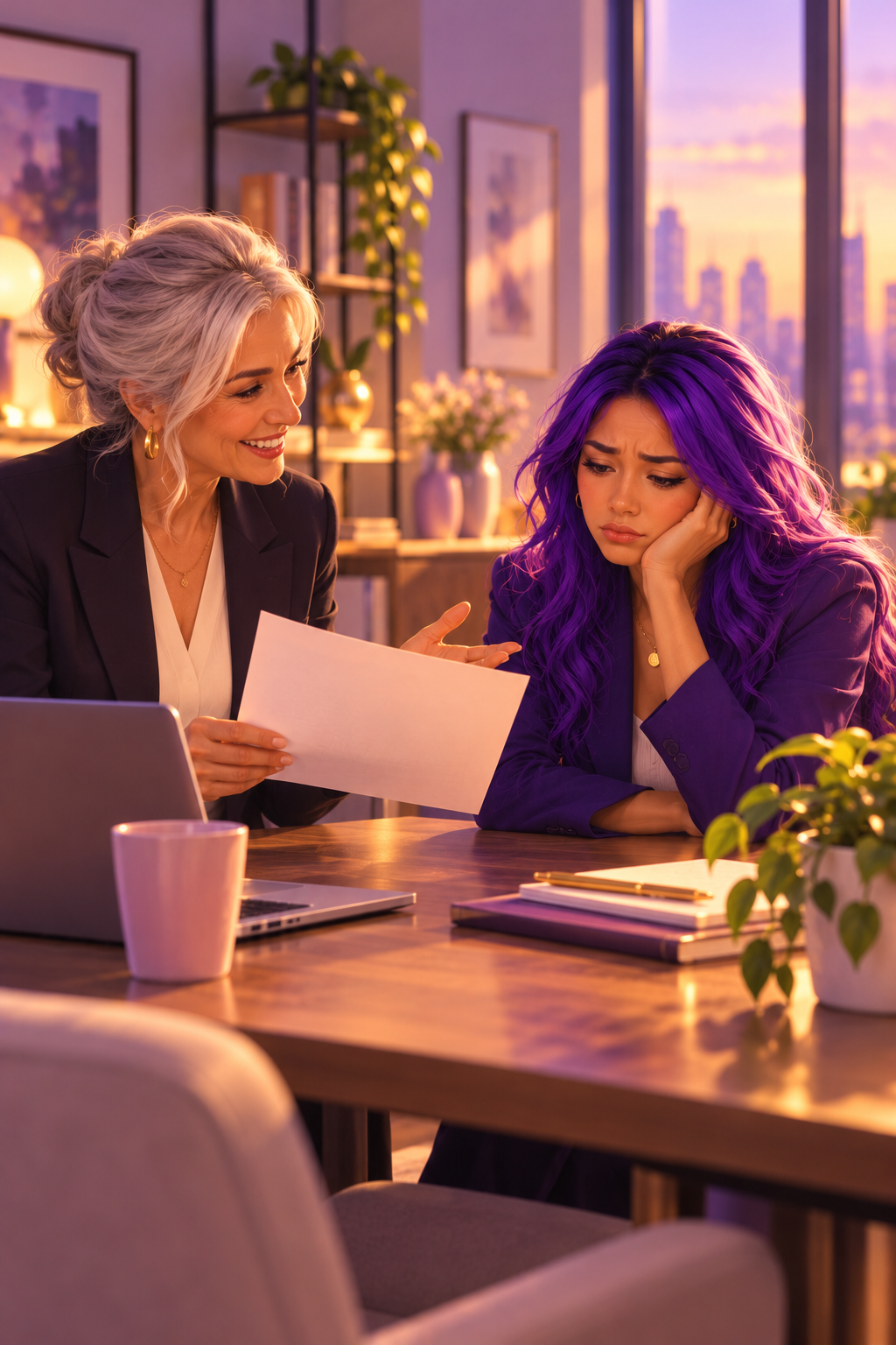 woman disappointed about first raise 